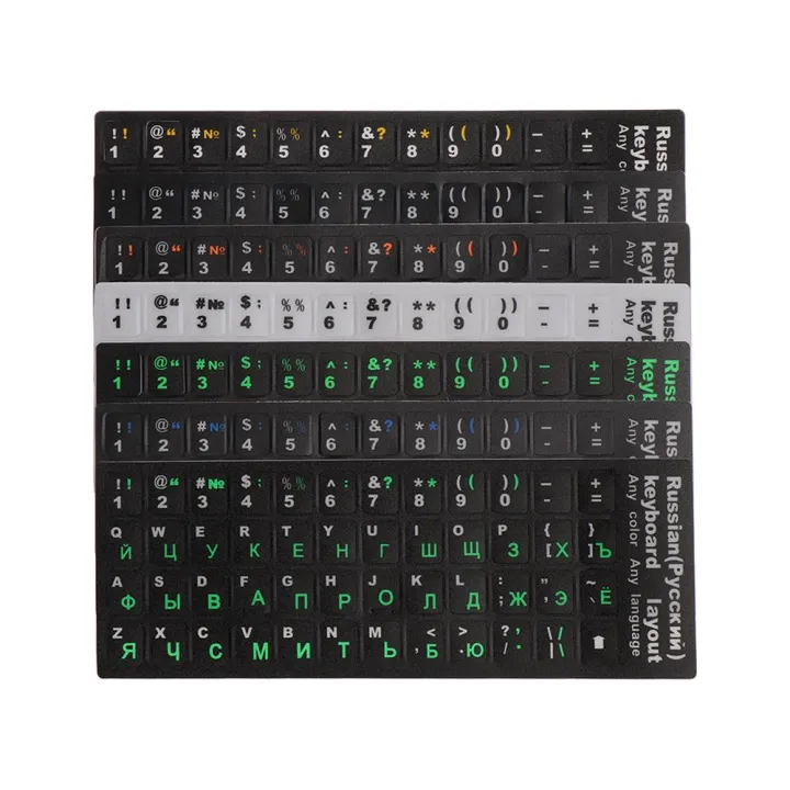 Keypad Letters Keyboard Letters Keyboard Frosted PVC for Notebook Computer Desktop Keyboard ...