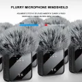 Lavalier Microphone with Live Monitoring/Audience Avoidance, Reverb Mute Noise Cancelling Mini Bluetooth Clip-On Microphone for iPhone iPad Mobile Phones. 