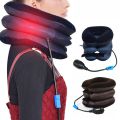 Neck Massager 3 Layer Inflatable Air Cervical Neck Traction Support PainStress Relief Neck Collar Pillow Neck Stretching Brace. 