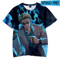 3D O-Neck Tshirt Men Women Anime Tshirt Summer Short Sleeve Harajuku Streetwear 2021 Jujutsu Kaisen Clothes Cool. 