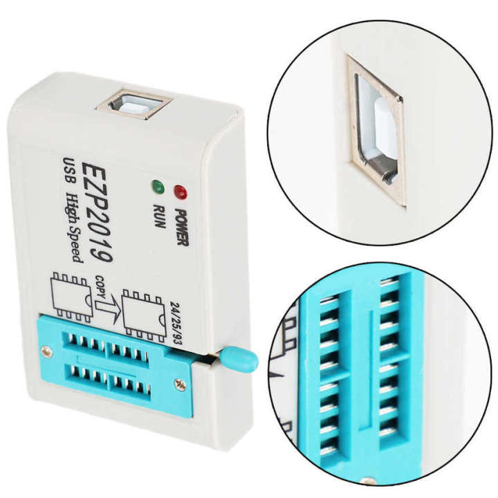 EZP2019 USB High Speed Programmer SPI Support 24/25/26/93 EEPROM Flash ...