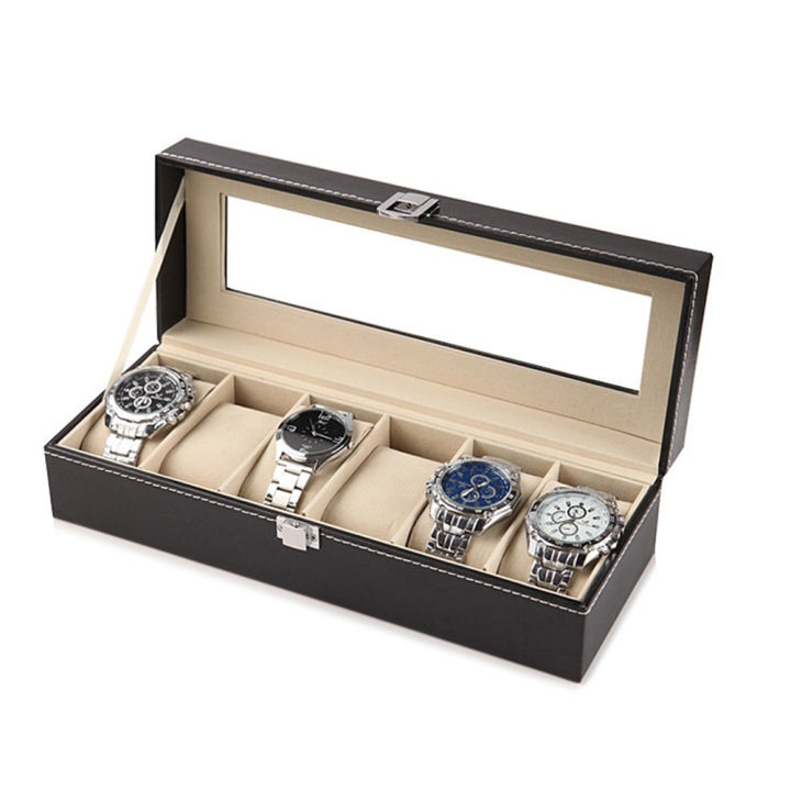 2/3/6%20Grids%20Watch%20Box%20PU%20Leather%20Watch%20Case%20Holder%20Organizer%20Storage%20Box%20for%20Quartz%20Watches%20Jewelry%20Boxes%20Display%20Best%20Gift%20-%20Image%202