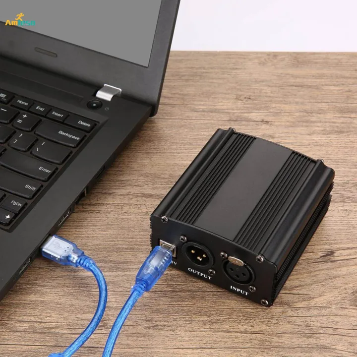 48V%20Phantom%20Power%20Supply%20with%20XLR%203%20Pin%20Microphone%20Cable%20for%20Mic%20Black%20-%20Image%209