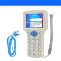 10 Frequency NFC Smart Card Programmer Smart Card Programmer 125KHz 13.56MHz Encrypted Decoder Writable Key. 