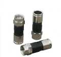 F Connector RG6 Coax Coaxial Adapter Plug for TV, Satellite & Cable TV (25 Pcs in 1 Pack). 