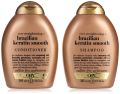 OGX Ever Straightening Brazilian Keratin Smooth Shampoo & Conditioner Combo - 385ml. 