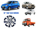 Wheel Cup 2 Color  Rim Cover Plastic Rim Cups For 12" Size Rims ( Alto,Maruti) Any 12" Wheel Size Alpine Corona. 