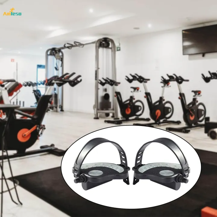 Exercise%20Bike%20Bicycle%20Pedals%20with%20Adjustable%20Straps%20Short%2014mm%20spindle%20-%20Image%208