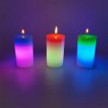 Mood Magic Colour Changing Wax Candles Romantic Real Flame with Colour Changing. 