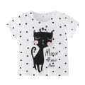 Kids T-Shirt 2-8 Years Baby Girl Cotton T-shirts Cartoon Pattern Cute For Girls Children Summer Short Sleeve Infant Clothing. 
