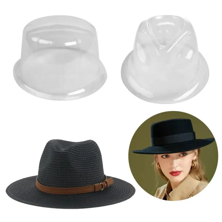Pvc Hat Display New 54cm/57cm/59cm Hat Holder Transparent PVC Display Case Storage Box ...