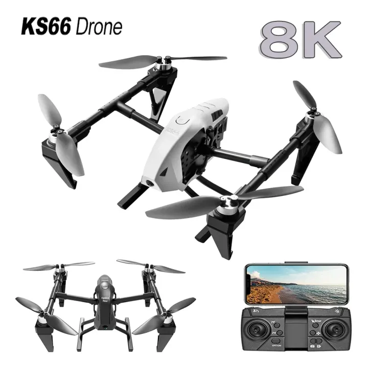 NEW%20Original%20KS66%20Drone%208K%20HD%20Dual%20Camera%20Professinal%205G%20WIFI%20Wide%20Angle%20Optical%20Flow%20Localization%20Brushless%20Motor%20RC%20Quadcopter%20-%20Image%202
