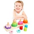 Wooden Four column tower For kids/Children Toy. 