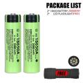 Newest 18650 High Quality 4.2V 2000mAh Battery Rechargeable Power High-capacity Lithium Battery with LED Flashlight. 
