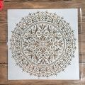 Durable Plastic Reusable Walls Art Scrapbooks Floor Painting Spraying For Floor Decoration Crafts Embossed Paper Card Drawing Board Wall Painting Template Wallpaper Mould. 