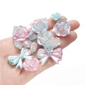 St. kunkka 30g Acrylic Jelly Mixed Beads ABS Irregular Perforated Hole Mixed Beads For DIY Bracelets Necklaces Jewelry Jewelry Accessories Making. 