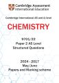 Chemistry Cambridge International AS And A Level May/June(9701/22)Paper 2 AS Level Structured Questions. 