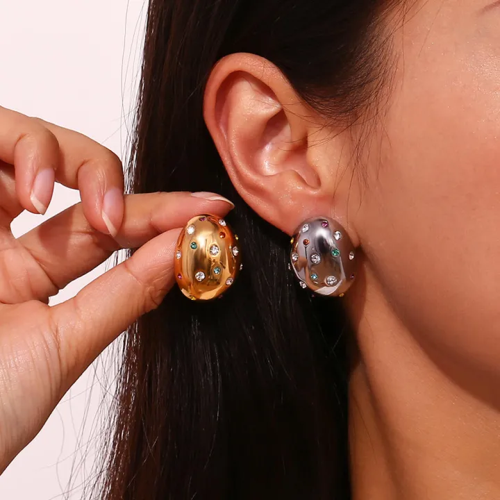 Stud%20Earrings%20Set%20Chubby%20Shape%20Colorful%20Water%20Drop%20Earrings%20Plated%20Classic%20Design%20Water%20Drop%20Earrings%20for%20For%20Women%20For%20Girls%20Bridal%20Wear%20Fashion%20Accessory%20Gift%20Item%20-%20Image%202