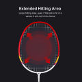 Outtobe Badminton 6PCS Badminton Racket Set Sports Fitness Rackets Professional Iron Alloy Badminton Racket Sturdy Rackets Shock Absorption Racket High Tension Racquets for Daily Leisure with 3 Shuttlecocks & Carrying Bag. 