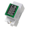 PZEM-008 1pc Din Rail Power Energy Meter Electronic Kwh Meter Wattmeter Multi Digital Ammeter Voltmeter AC 50-300V 100A. 