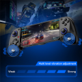 D11 Telescopic Game Controller RGB Phone Gamepad with Turbo/6-Axis Gyro/Vibration for Android IOS Switch Black. 