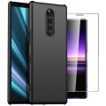 For Sony Xperia 1 / Sony Xperia XZ4 Shockproof Anti-Slip Soft TPU Sandstone Matte Back Case Cover. 