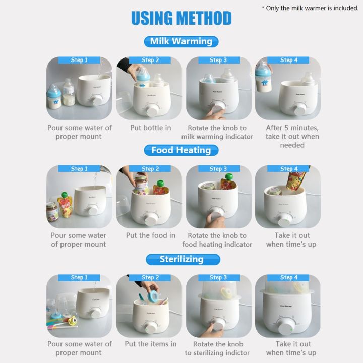NEW%20Baby%20Bottles%20Milk%20Warmer%20Food%20Warmer%20Steam%20Sterilizer%205%20Minute%20Rapid%20Heating%20Precise%20Temperature%20Control%20Dual%20Milk%20Warmer%20-%20Image%206