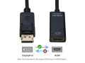 4K Displayport DP to HDMI Adapter 1080P Display Port Cable Converter For PC Laptop Projector Displayport to HDMI Adapter. 