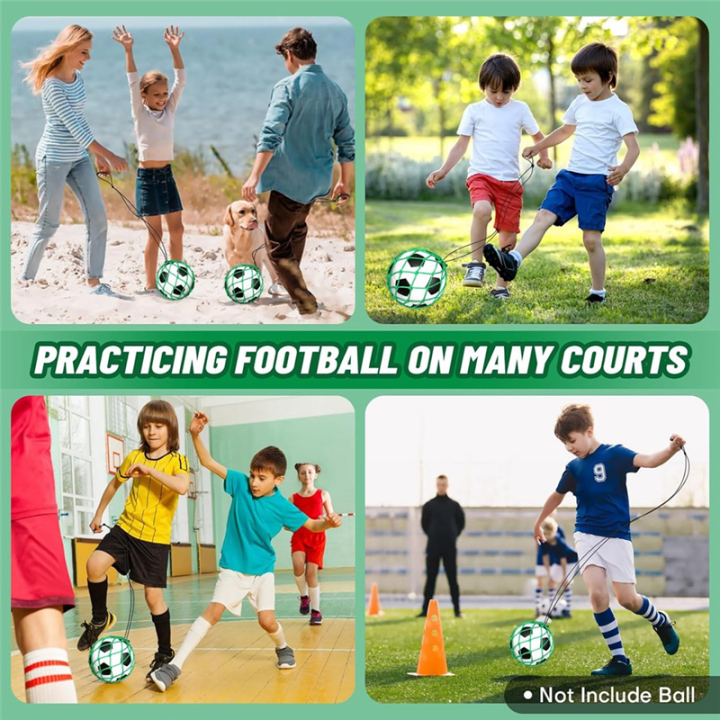 2PCS%20Football%20Kick%20Trainer%20Soccer%20Ball%20Net%20,%20Green%20-%20Image%203