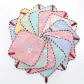 6 Layer 25x25cm Baby Towel Bath Towels Face Washcloth Muslin squares Cotton Hand Wipe Gauze for new born Bathing Feeding Kids Handkerchief. 
