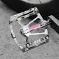 WEST BIKING Electroplated Aluminum Alloy Pedals MTB Road Bicycle Pedals Multi-Color Anti Slip Waterproof Three Bearing Pedals. 