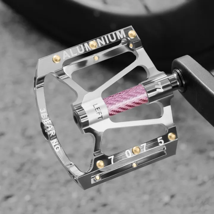 WEST%20BIKING%20Electroplated%20Aluminum%20Alloy%20Pedals%20MTB%20Road%20Bicycle%20Pedals%20Multi-Color%20Anti%20Slip%20Waterproof%20Three%20Bearing%20Pedals%20-%20Image%203