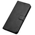 Luxury Leather Flip Pouch Cover For Samsung galaxy For  M02/M02S/A02/M21/A02s/M31/A03 Core/A30/A03/A20/A04/A53 5G/A03s/A14 5G/A04s/A13 5G/A04e/A51/M12/A12/M10S/A10s/A30s/A50/A50s/F42 5G/A22 5G - (BLACK). 