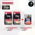 Miglior Gatto Wet Food (WITH SALMON) Can 405g & Let's Bite Adult Cat Food 1kg ( PACK ). 