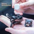 Harco Bear Car AC Aroma Diffuser Car Air Freshener Anime Air Fragrance A/C Vent Pilot Perfume Decor Cartoon Character Diffuser. 