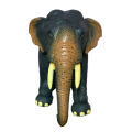 Asian Elephant - High Quality Handcrafted rubber animal toy. 