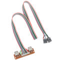 New 2 Usb Pc Computer Case 6.8cm Front Panel Usb Audio Port Mic Earphone Cable. 