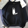 Simon's Cat Cute Anime Hoodies Harajuku Manga Sweatshirts Casual Men/women Clothes Regular Fit Pocket Streetwear Graphic Hoody. 