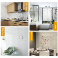 10pcs Wall Stickers Self Adhesive Waterproof Marble Floor Sticker Bathroom living room Wall paper Renovation Decals Ground Decor. 