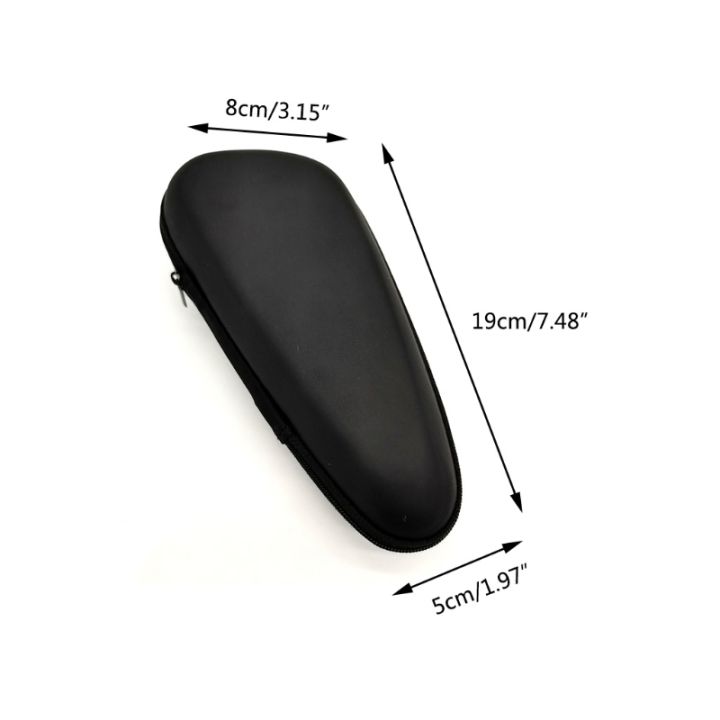【linfang store】D2TA Travel Hard Carrying Box Men Electric Shaver Case Trimmer Zippered Storage Pouch Protection Razor Organizer