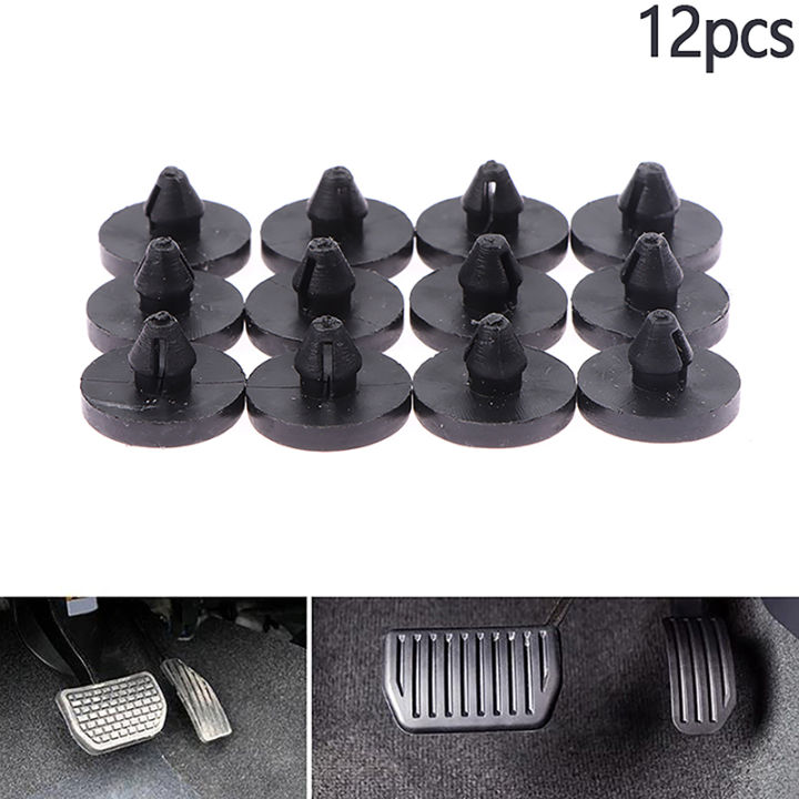 12Pcs Brake Switch Stopper Plastic Brake Pedal Pad Brake Pedal Stop Pad Brake Light Switch Stopper Clutch Pedal Stopper JUNLING