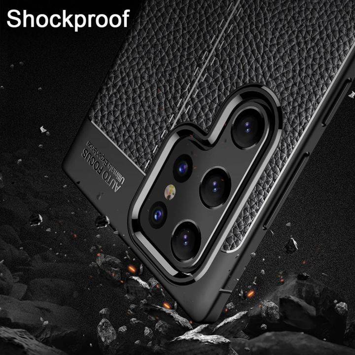 KEYSION%20Shockproof%20Case%20for%20Samsung%20S22%20Ultra%205G%20S24+%20Leather%20Texture%20Silicone%20Phone%20cover%20for%20Galaxy%20S23%20Ulta%20S21%20FE%20S20%20FE%20-%20Image%203