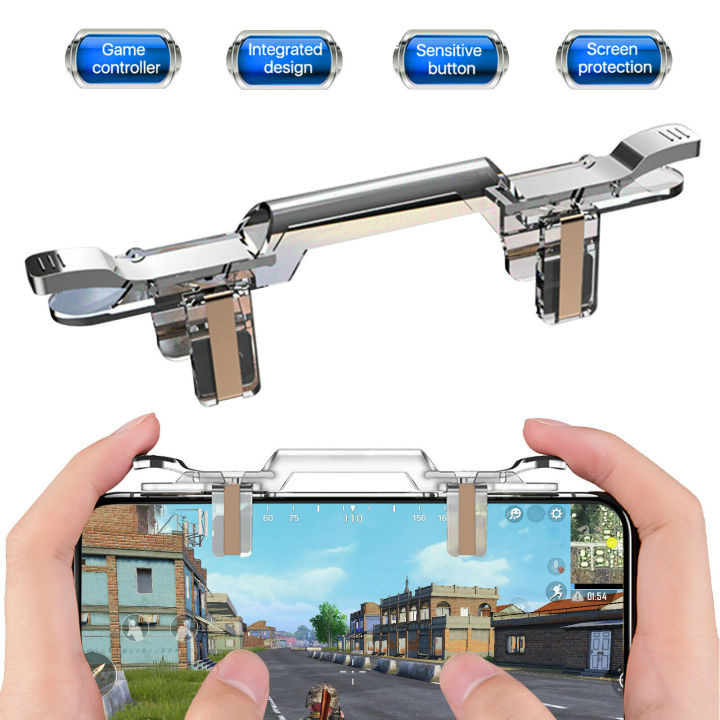 Mobile Phone Game Shooter Controller Gamepad Trigger Fire Button Handle ...