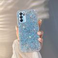 Shiny Glitter Silicone Case For OPPO A15 A5 A9 A15S A52 A53 A54 A72 A55 A76 A93 A96 F11 F17 F19 F21Pro Reno 7 8 Soft Back Cover. 