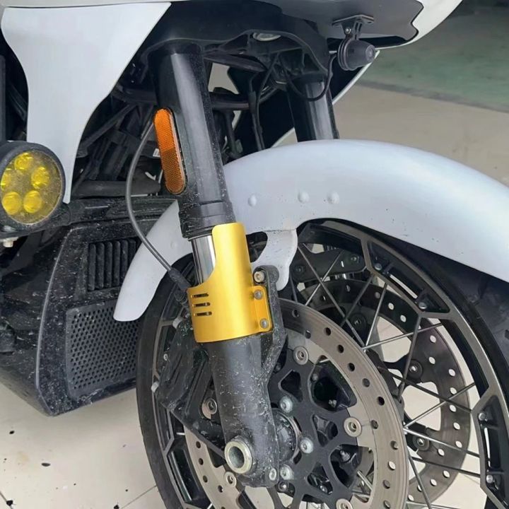 Motorcycle%20Front%20Fork%20Guards%20Dust%20Protection%20Lower%20Fork%20Leg%20Deflector%20Shield%20for%20Touring%20CVO%20Road%20Glide%20Black%20-%20Image%202