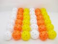 【HOT】 12 Pack Multicolor Plastic Golf Training Balls Airflow Hollow Diameter 1.65 Inch Golf Balls For Driving Range Swing Practice New. 