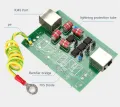 IP Camera Network POE Switch RJ45 & SPD-POE1000E Surge Protector Surge Protective Device Lightning Arrester, SPD for 1000M Ethernet Network. 