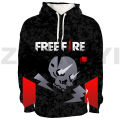 3D Print Free Fire Garena Hoodie Game Assault Oversized Sweatshirt Anime Lounge Wear Men Women Japanese Streetwear Long Sleeve. 