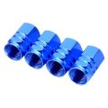 Tires Valve Dust Cap Blue Colour 4Pcs. 