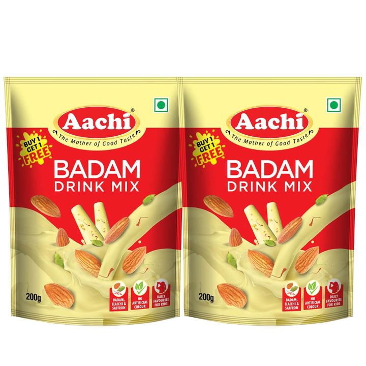 Aachi badam drink mix 200g - Buy one get one free